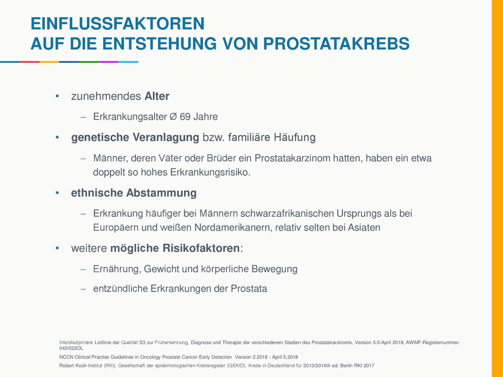 prostata ca leitlinie